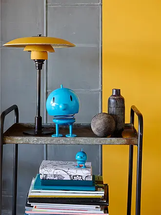 HOPTIMIST | Figurine décorative Classic Bumble 7,6cm Rouge | türkis